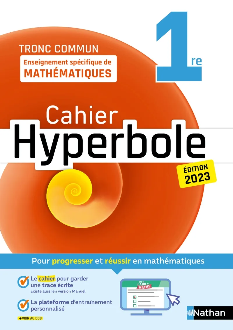 Photo de couverture de Cahier d'exercices Hyperbole