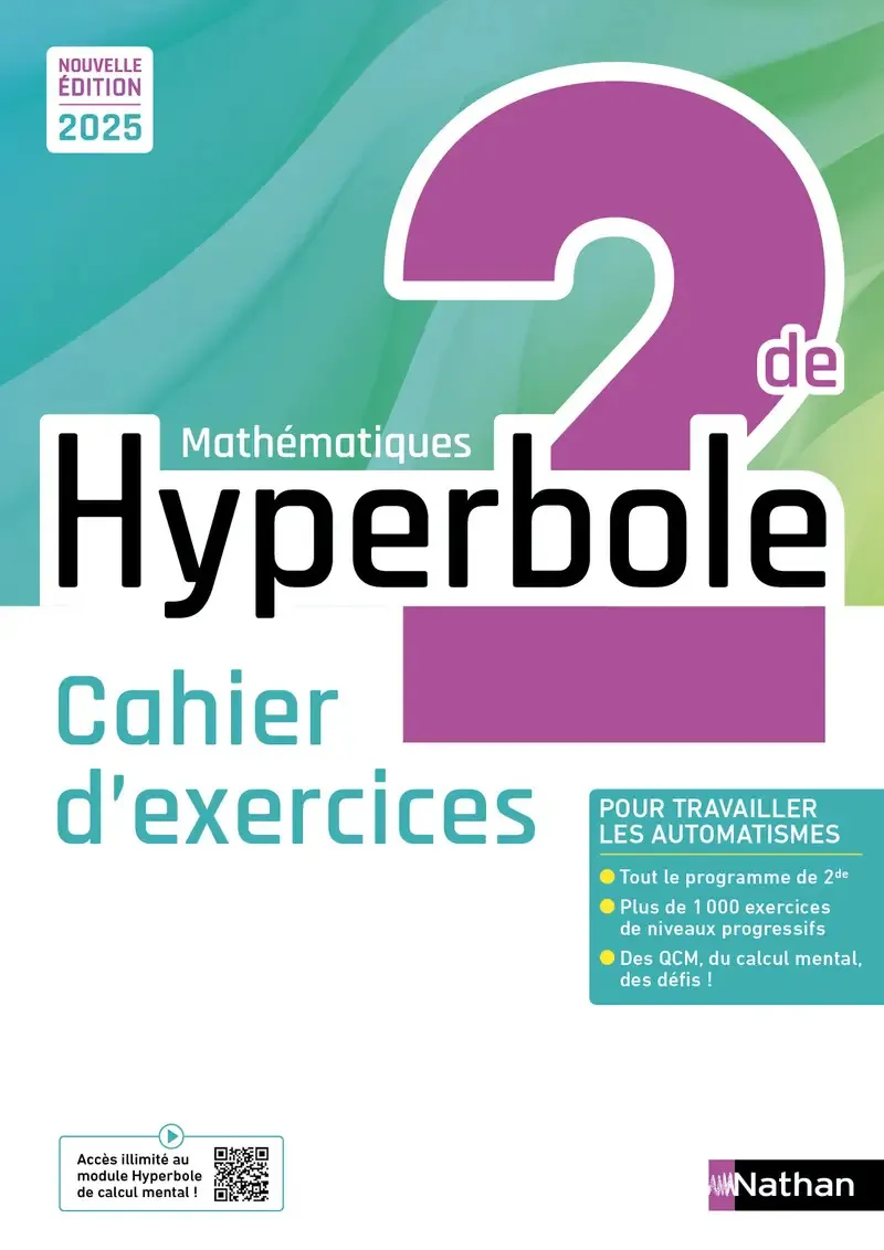 Couverture de Cahier d'exercices Hyperbole