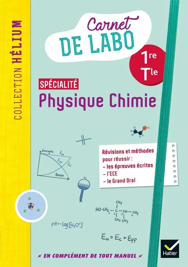 Photo de couverture de Carnet de labo (Spé. Physique-Chimie)